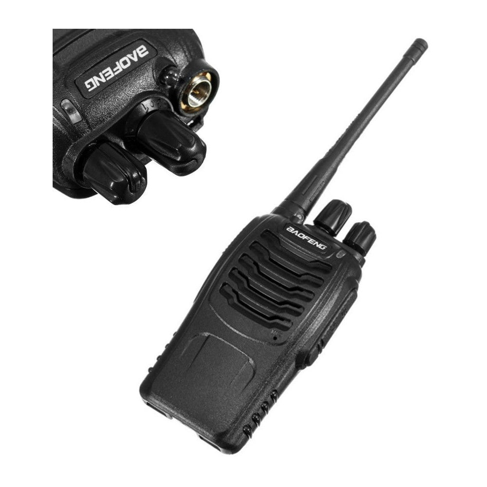Trade Shop - Ricetrasmittente Pmr Radio Uhf 400-470 Mhz Walkie Talkie Cuffie -