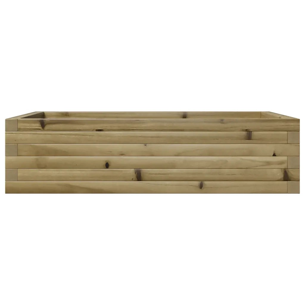 Fioriera da Giardino 90x60x23 cm in Legno di Pino Impregnato 847237