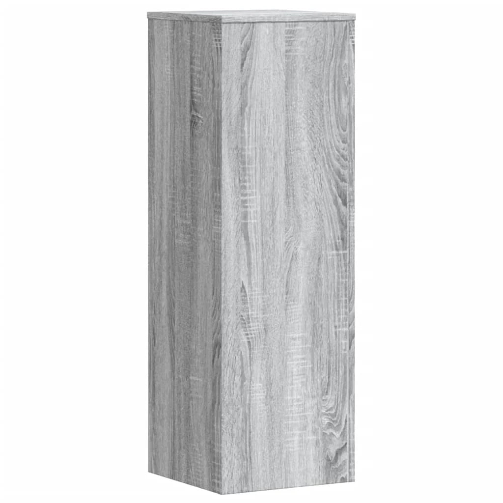 Portavasi Sonoma mobile portafiori 33 x 33 x 100 cm legno ingegnerizzato grigio 02_0045176