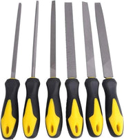 Set di seghe da 6 pezzi - 20 cm - Seghe in legno - Seghe per officina - Piano, triangolare, semicircolare, circolare, quadrato - Falegnami, appassionati di DIY.