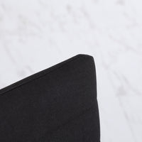 Set 4 Sedie 41x50x97 cm in Tessuto Nero