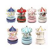 Trade Shop - Carillon Giostra Music Box Musica Melodia Cavalli Cavallo Cavalluccio Colorato -
