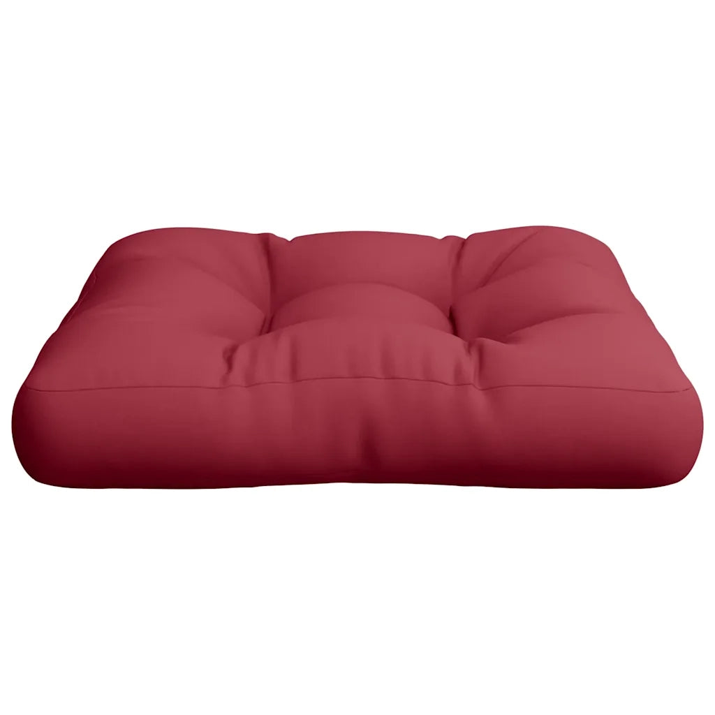 Cuscino per Pallet Rosso Vino 58x58x10 cm in Tessuto 360909