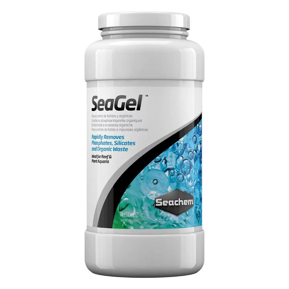 Seachem SeaGel (Elimina fosfati e silicati) per Dolce e Marino Formato: 500 ml