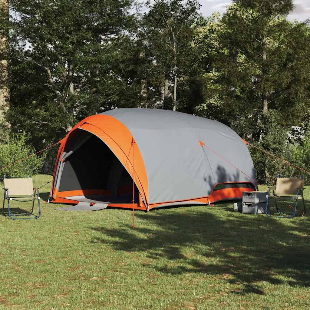 Tenda tunnel Grigio e arancione 410 x 285 x 198 cm taffetà 42001180