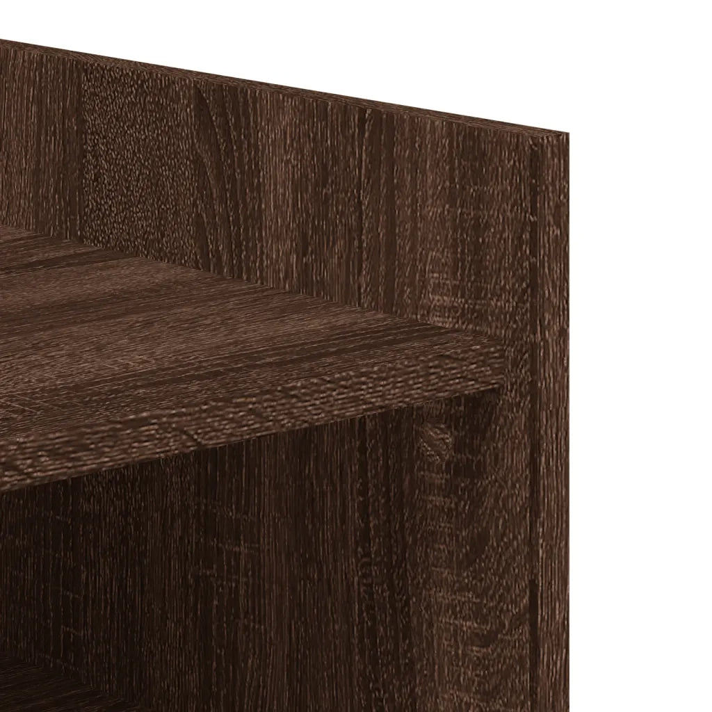 Scarpiera | Mobile per scarpe Rovere Marrone 74,5x37,5x100 cm in Legno Multistrato