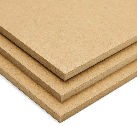 Pannello MDF 5 x 15 pollici - 6-Pack - per artigianato - materiale duraturo - uso multifunzionale - pannello di legno