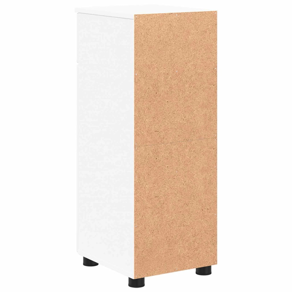 Mobile da Bagno con cassetto con porta Bianco 30 x 35 x 80 cm 883324