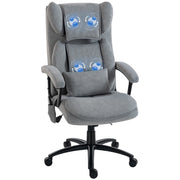 Sedia da ufficio massaggiante con schienale ergonomico ¨C zephmum ¨C Grigio