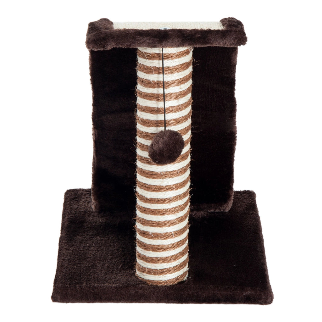 Centro Giochi per Gatti con Poste ¨C zephmum ¨C Marrone 35x30x39cm
