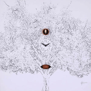 Orologio a Cucù da Parete 60X60X11Cm Pirondini Italia Albero Nero