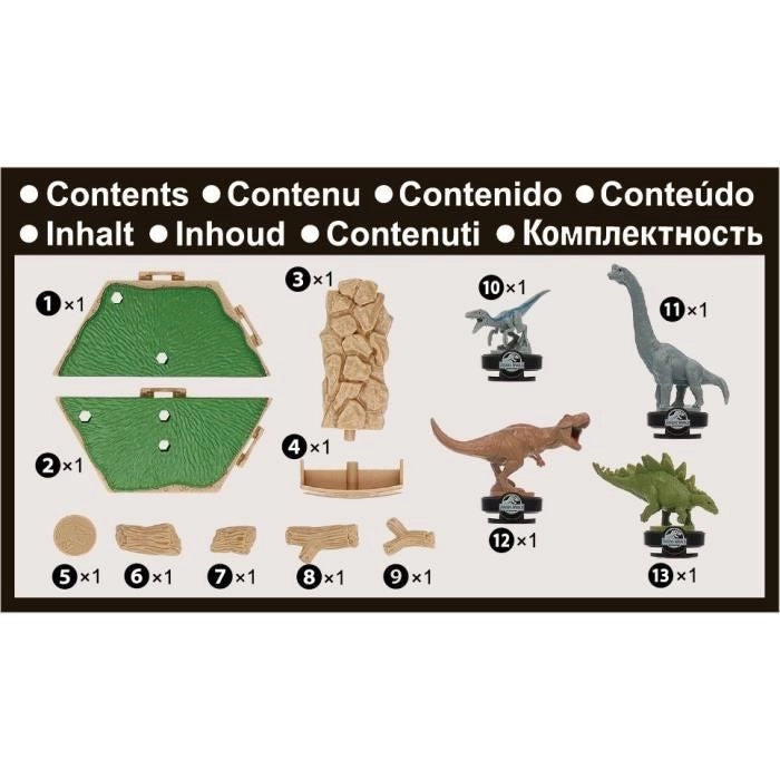 Balance Game - EPOCH GAMES - Jurassic World Island Quake - Dinosauri su piattaforma, vince l'ultimo sul posto!