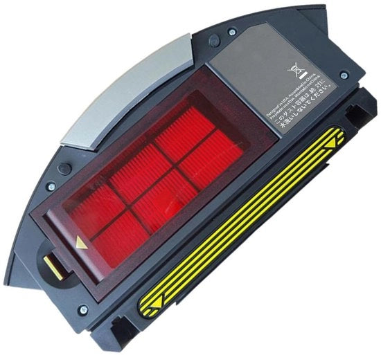 Filtro di alta qualità per aspirapolvere - Box di aspirazione con filtro HEPA - Contenitore di raccolta sostitutivo - Compatibile con Roomba 870/880/960 - Materiale duraturo - Grande capacità di raccolta