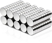 100 pezzi di magneti forti, 10 x 3 mm piccoli magneti, magneti forti, mini magneti, piccoli rotondi, magneti neodymium, magneti extra forti per bacheche magnetiche, magneti per bacheche, bacheche magnetiche, frigoriferi, articoli da hobby, lavagne bianche