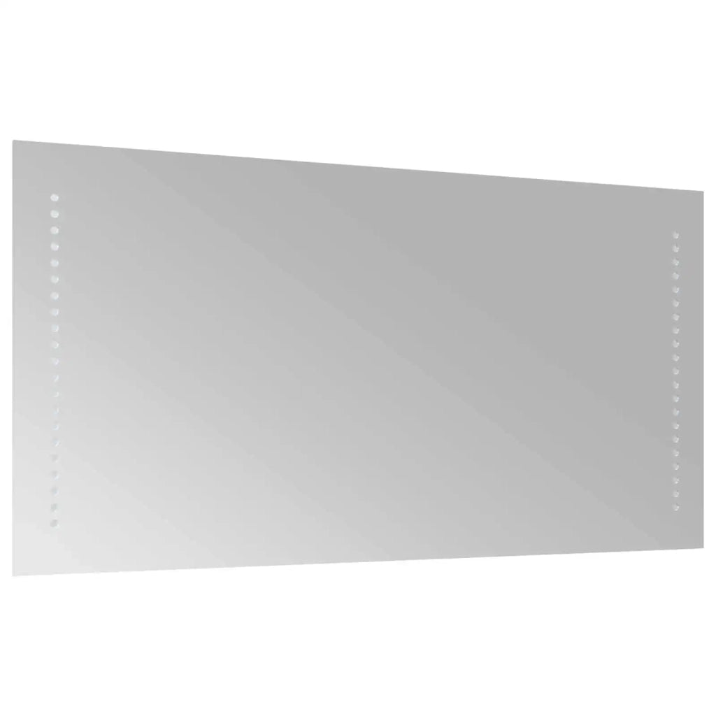 Specchio da bagno LED Trasparente 40 x 80 cm vetro temperato 42045778
