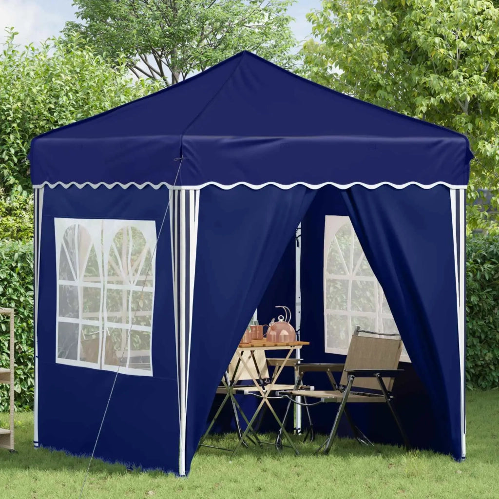 Tenda per feste a pop-up Blu 195 x 195 x 245 cm Tessuto Oxford 42019736