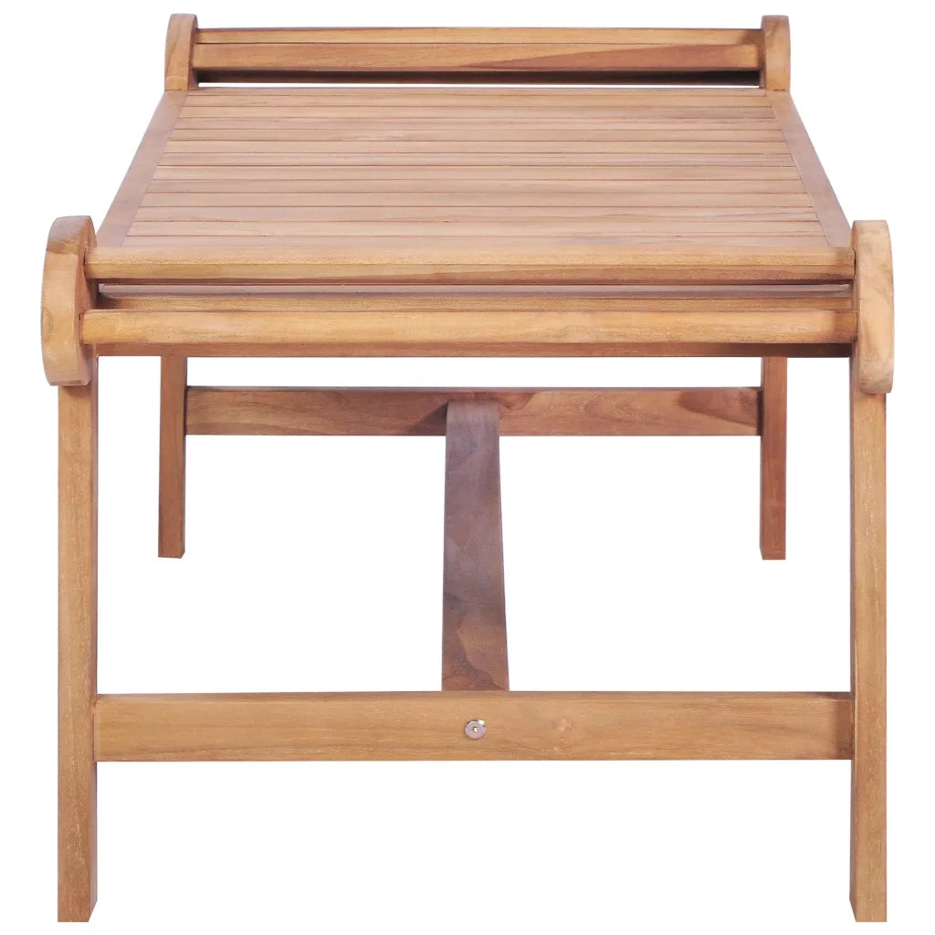 Tavolino da CaffÃ¨ 100x50x45 cm in Massello di Teak cod mxl 5960