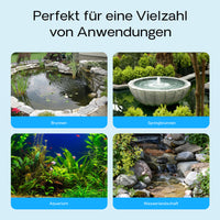 CQB-2500 SuperECO Pompa da laghetto 45W 2700 l/h, con regolatore di flusso, per circolazione acqua