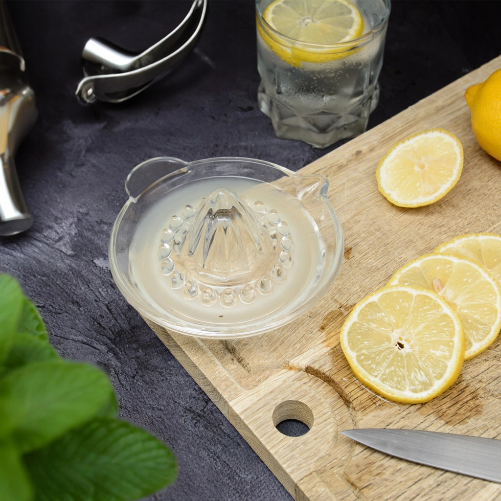 Spremiagrumi manuale in vetro KADAX per limoni e lime.