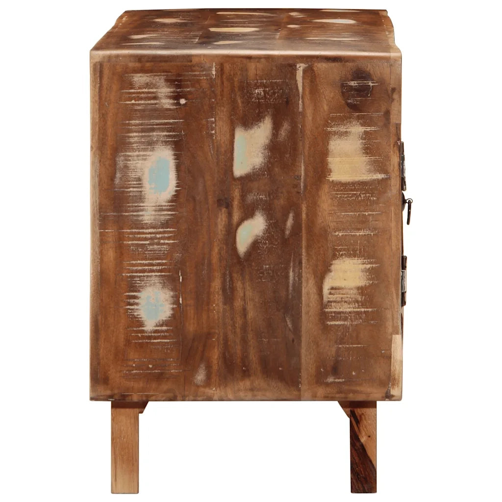 vidaXL Mobile Porta TV 105x46x32 cm in Legno Massello di Recupero