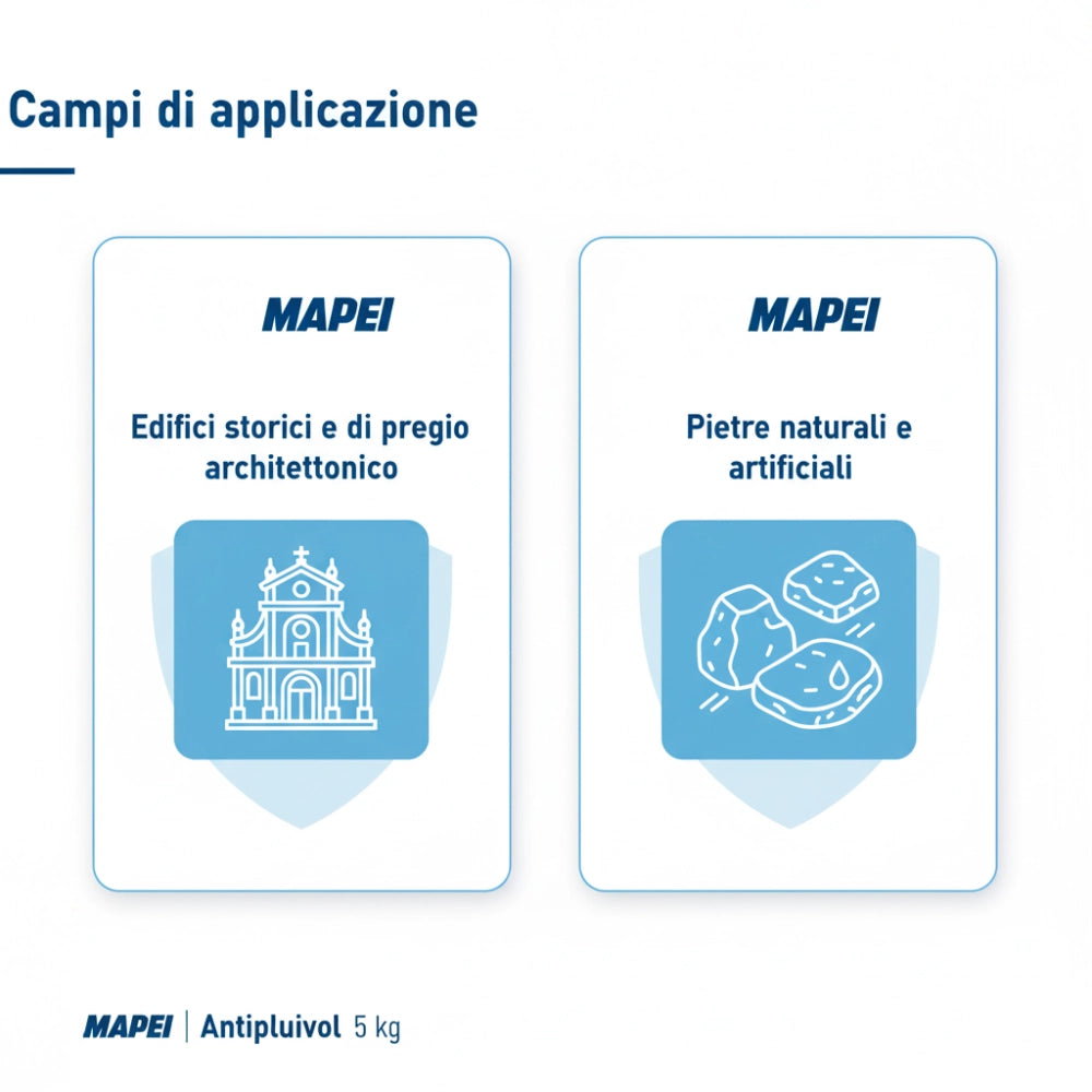Impregnante idrorepellente antipluviol mapei per edifici storici *** pezzi 32 pz, confezione 1