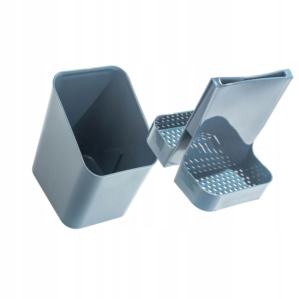 KADAX Scolaposate Organizer per utensili, contenitore in plastica grigio