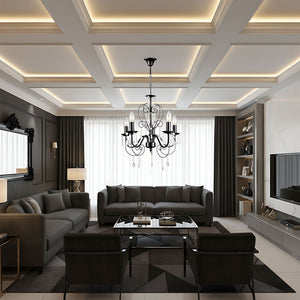 Lampada Da Soffitto Ebt010-5cp Black