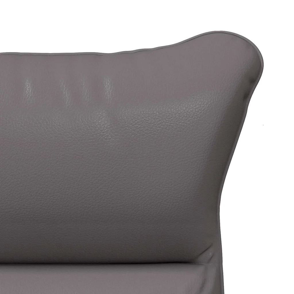 Poltrona-Divano Sedia Grigio 69 x 74 x 93 cm Pelle Artificiale 884998