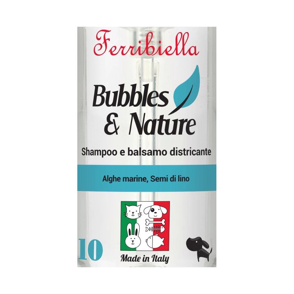 Shampoo & balsamo per cani 2 in 1 districante alghe marine tanica 5 litri professionale