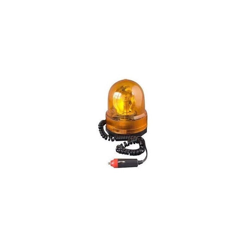 LAMPEGGIANTE MECCANICO FLASH LIGHT CON LUCE ROTANTE ARANCIONE