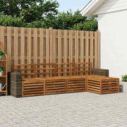Set di divani da esterno 5 pz Naturale 3384245