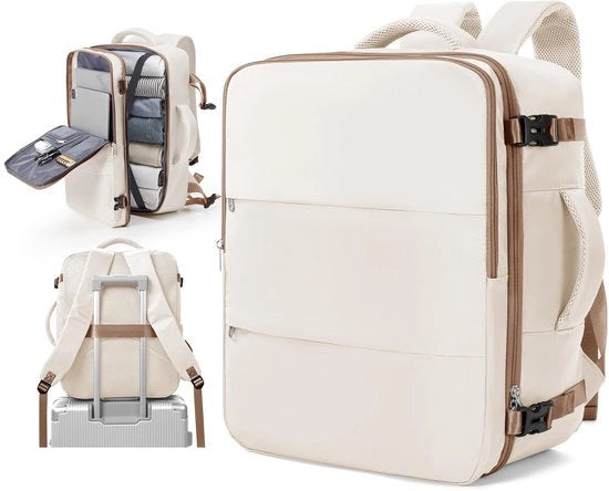 Borsa da Viaggio Grande per Donne, Hand Luggage 40x20x25 per Ryanair, Borsa da Viaggio per sotto il sedile Easyjet, Borsa da Viaggio per Laptop 14 Pollici impermeabile