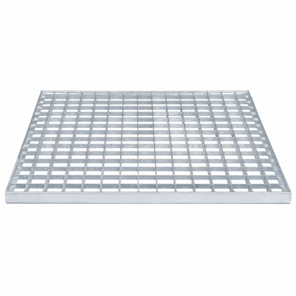 Grata Argento 50 x 50 x 2 cm Acciaio Zincato a Caldo 42018655
