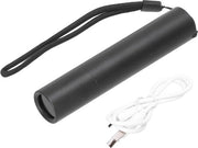 Lampada UV 365nm - Detettore di Contanti - Luce Blu - Ricaricabile - Ispezione della Pelle - Nero.