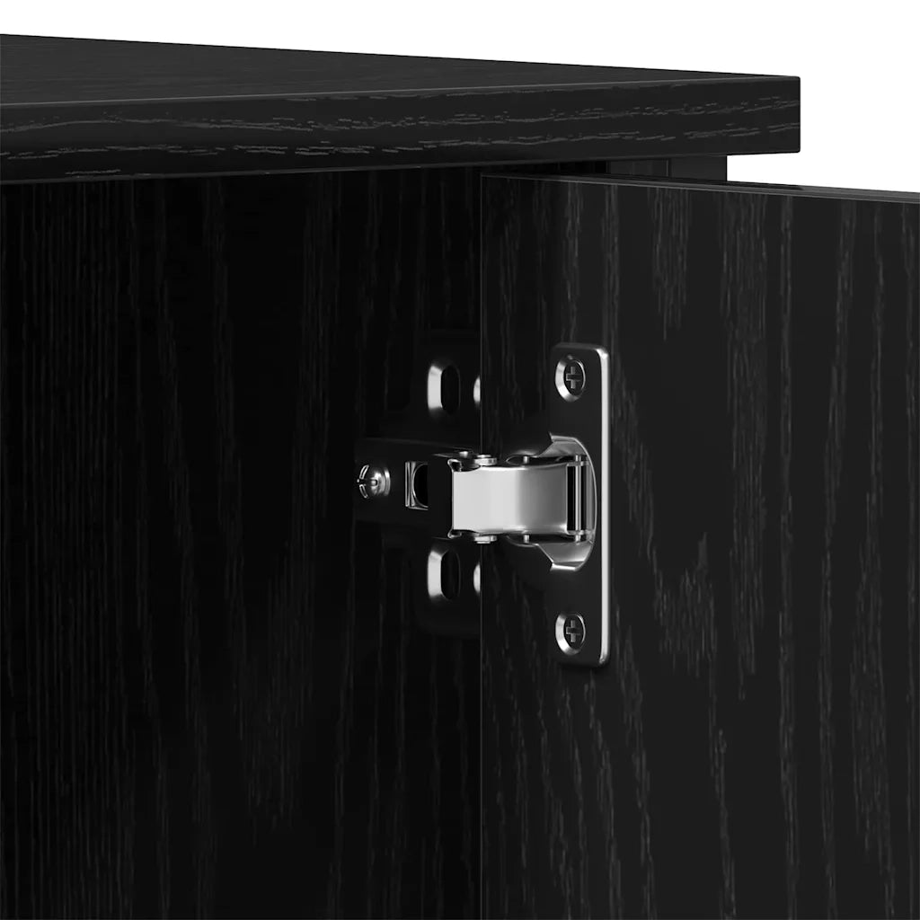 Mobile TV 100 x 40 x 50 cm Rovere nero Legno ingegnerizzato 862141