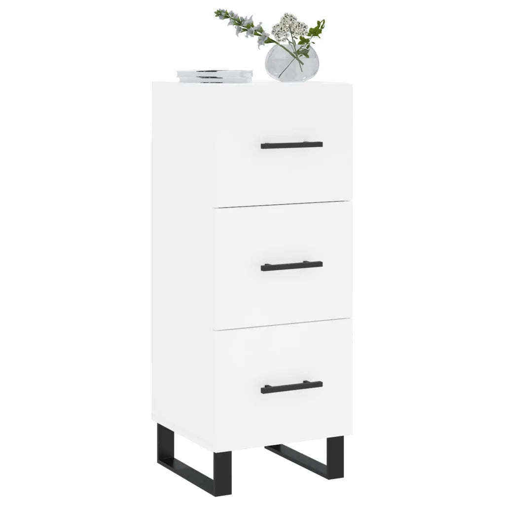 Credenza Bianca 34,5x34x90 cm in Legno Multistratocod mxl 103476