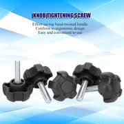 Set di viti a cartella M6 5 pezzi - 25 mm - ergonomico - per industria farmaceutica.