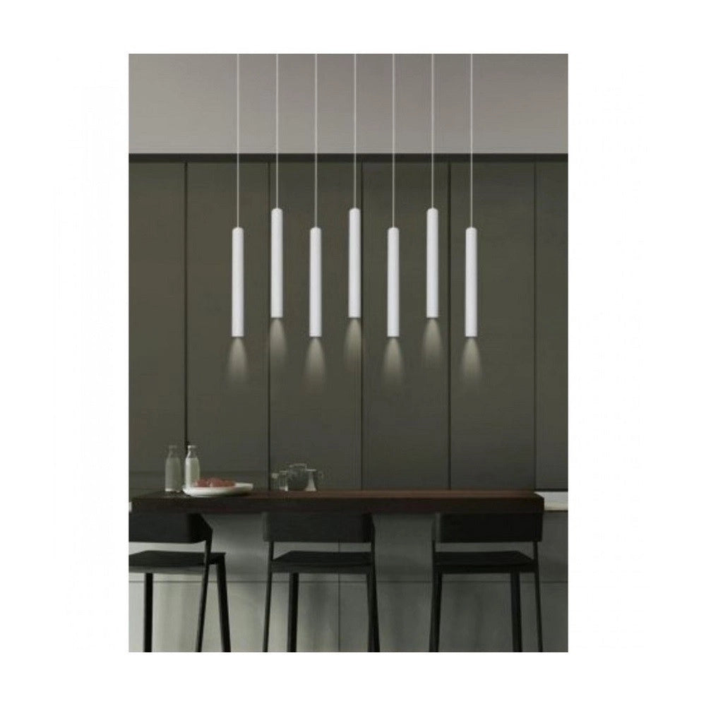 Trade Shop - Lampadario A Sospensione Design Moderno Cilindro Soffitto Attacco Gu10 Ip20 A61 -