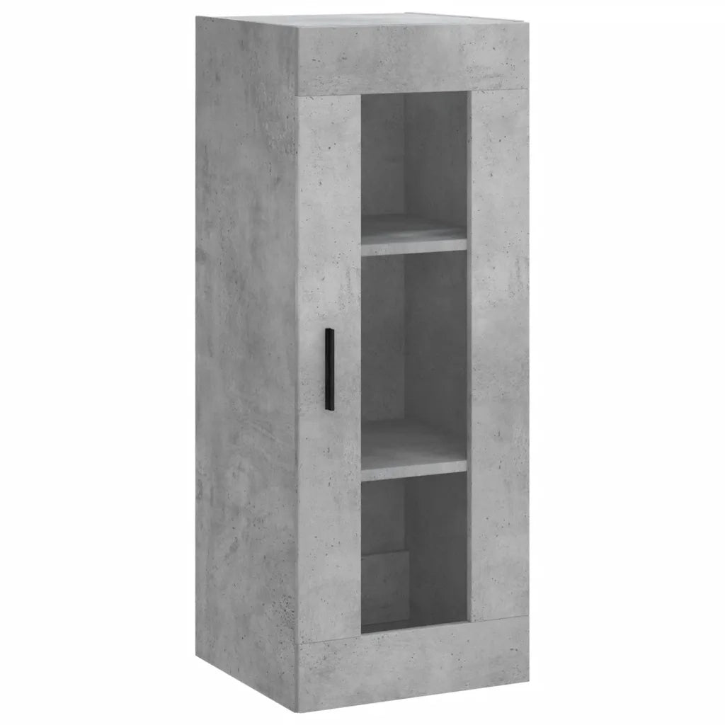 Credenza Grigio Cemento 34,5x34x180 cm in Legno Multistrato 3199317