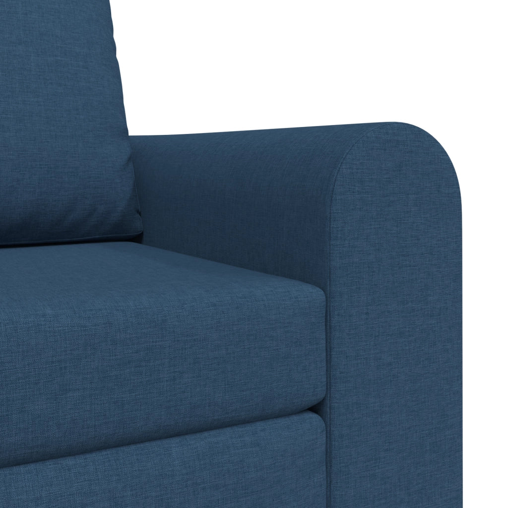 Divano Letto 2-in-1 Blu 98x71x83 cm Tessuto