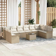 Set Divano da Giardino 11 pcs Marrone polyrattan 3354220