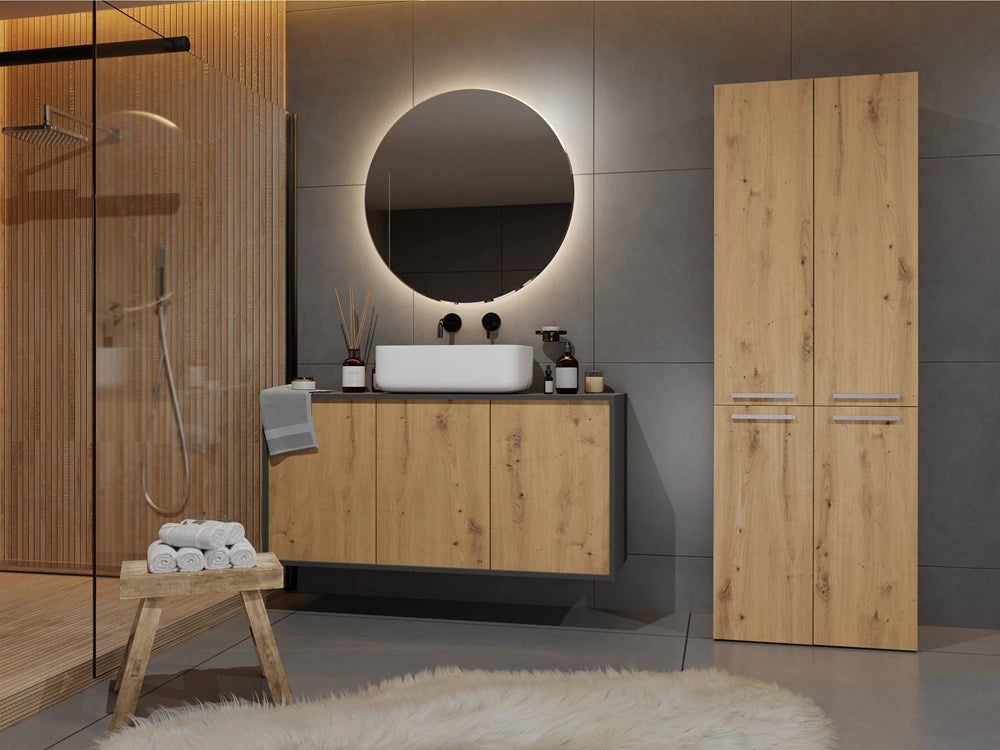 Colonna bagno NEL 2k/DD antracite artisan