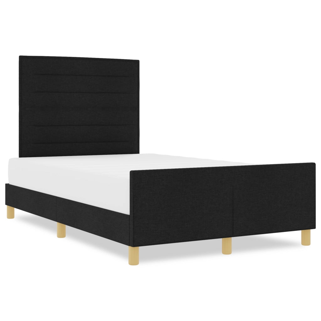 Struttura del letto in tessuto nero  140x200 cm