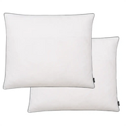 Cuscini 2 pz Imbottitura Leggera Mix di Piume 70x60 cm Bianchi 132893