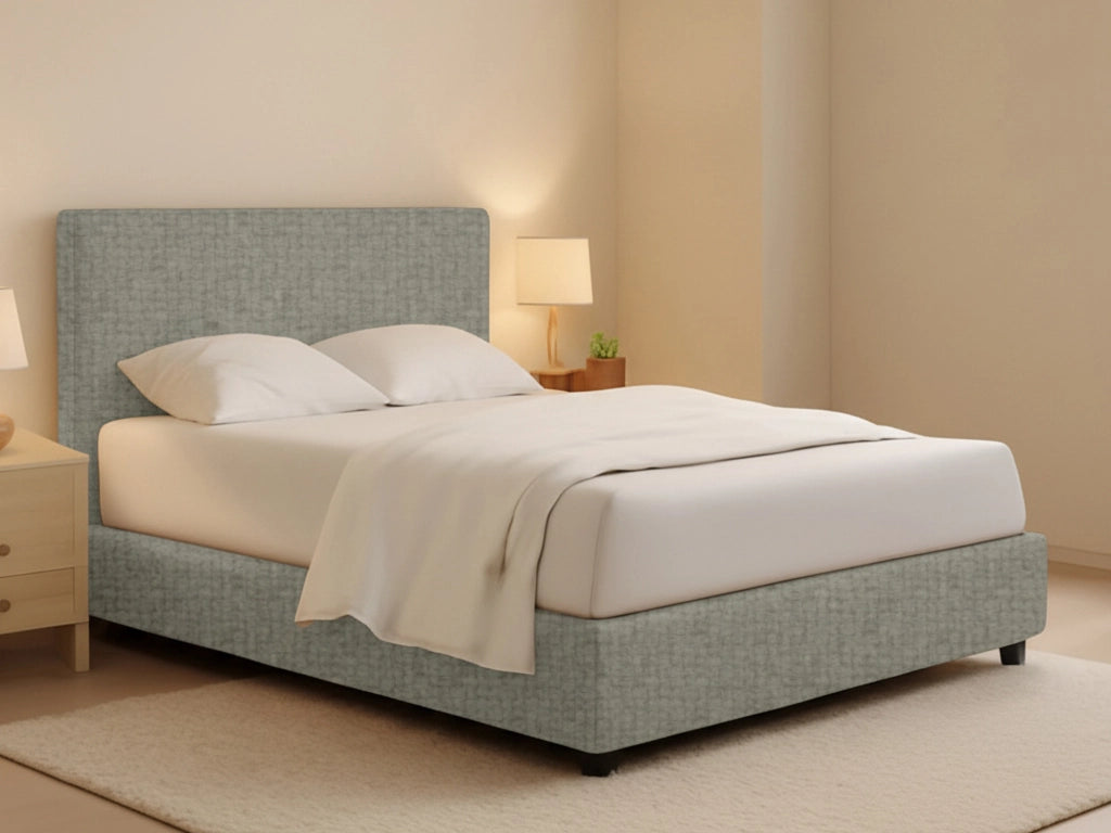 Gosport, Letto Piazza e Mezza Sfoderabile Made in Italy, Grigio