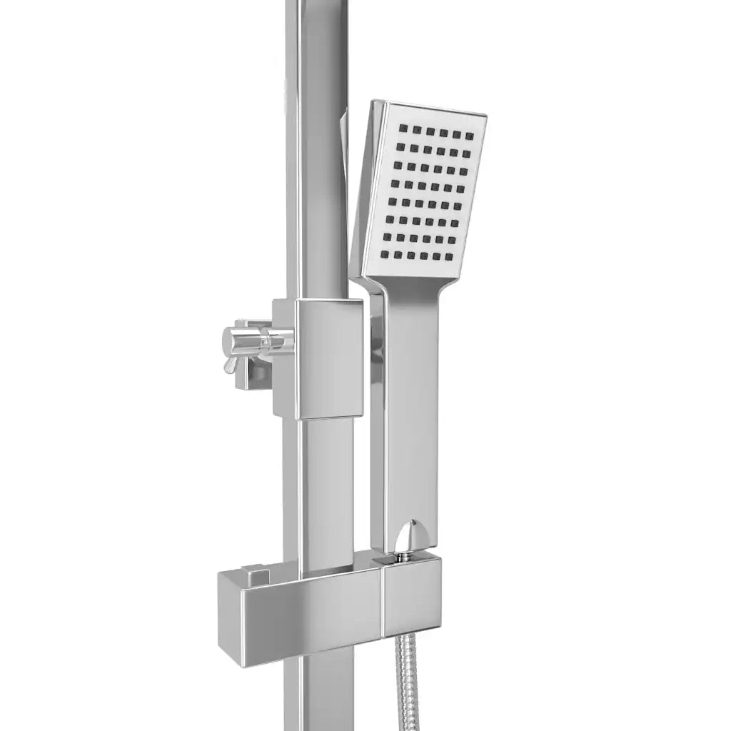 Set per Doccia a Doppio Soffione con Termostato Acciaio Inox CFW4599531