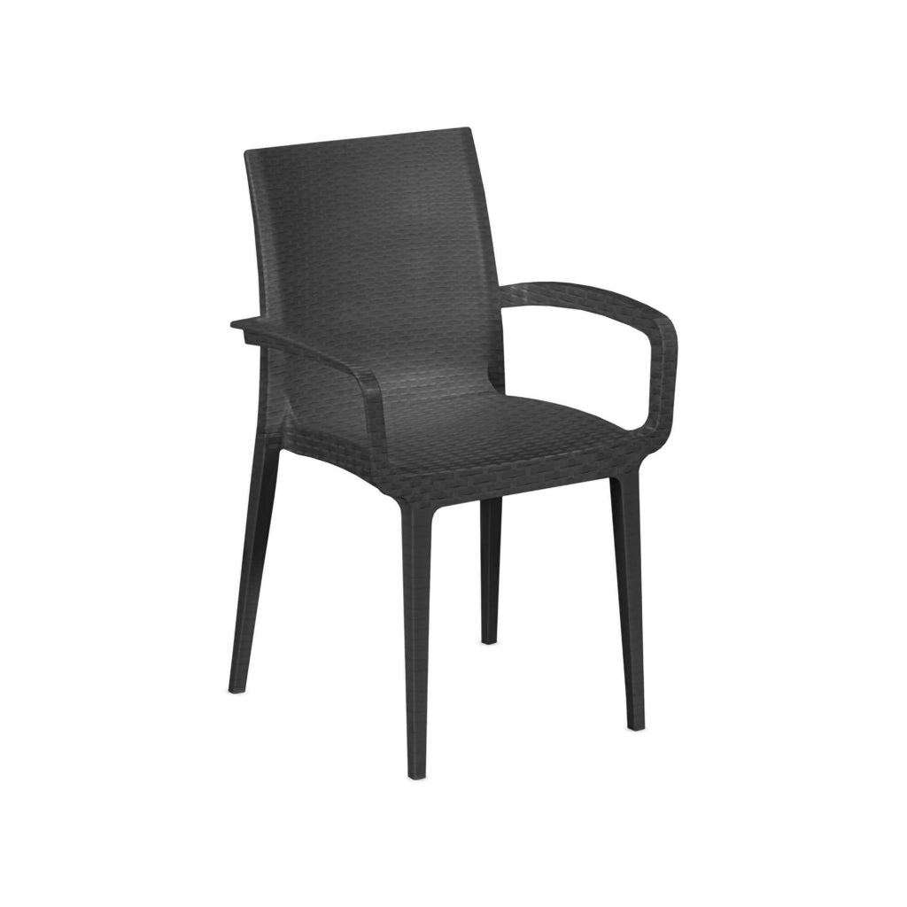 Buono, Sedia da Esterno una Sedia Made in Italy, Grigio Antracite