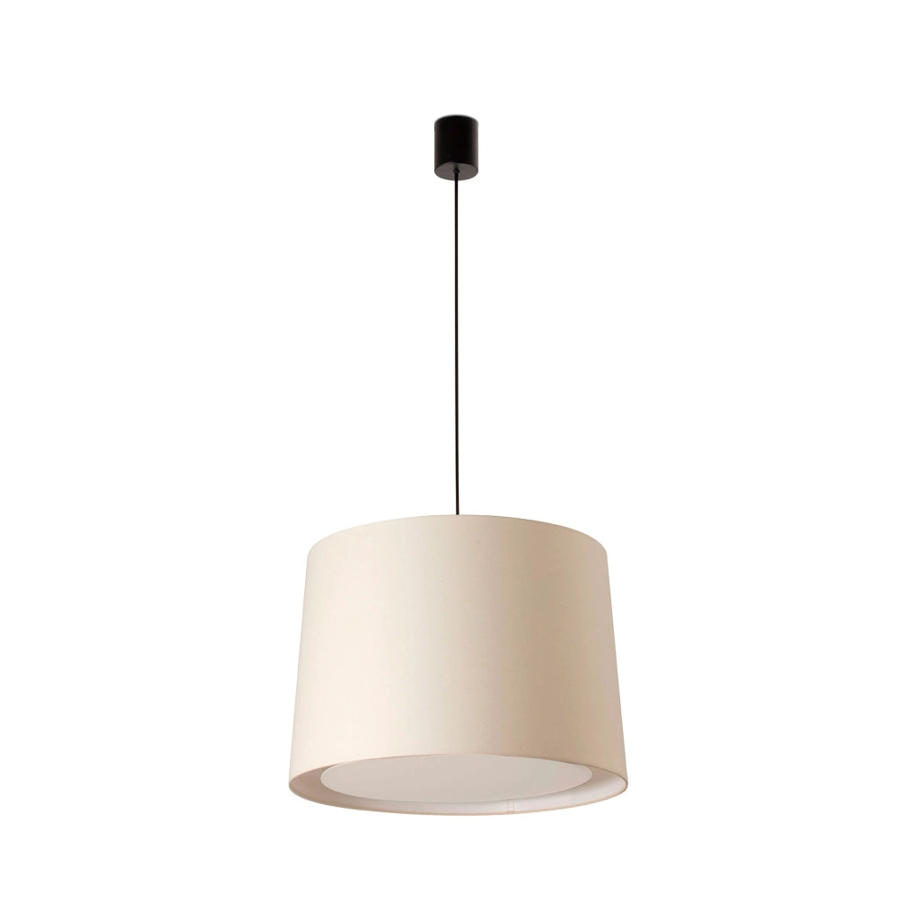 CONGA Lampada sospensione semplice nera/beige 500