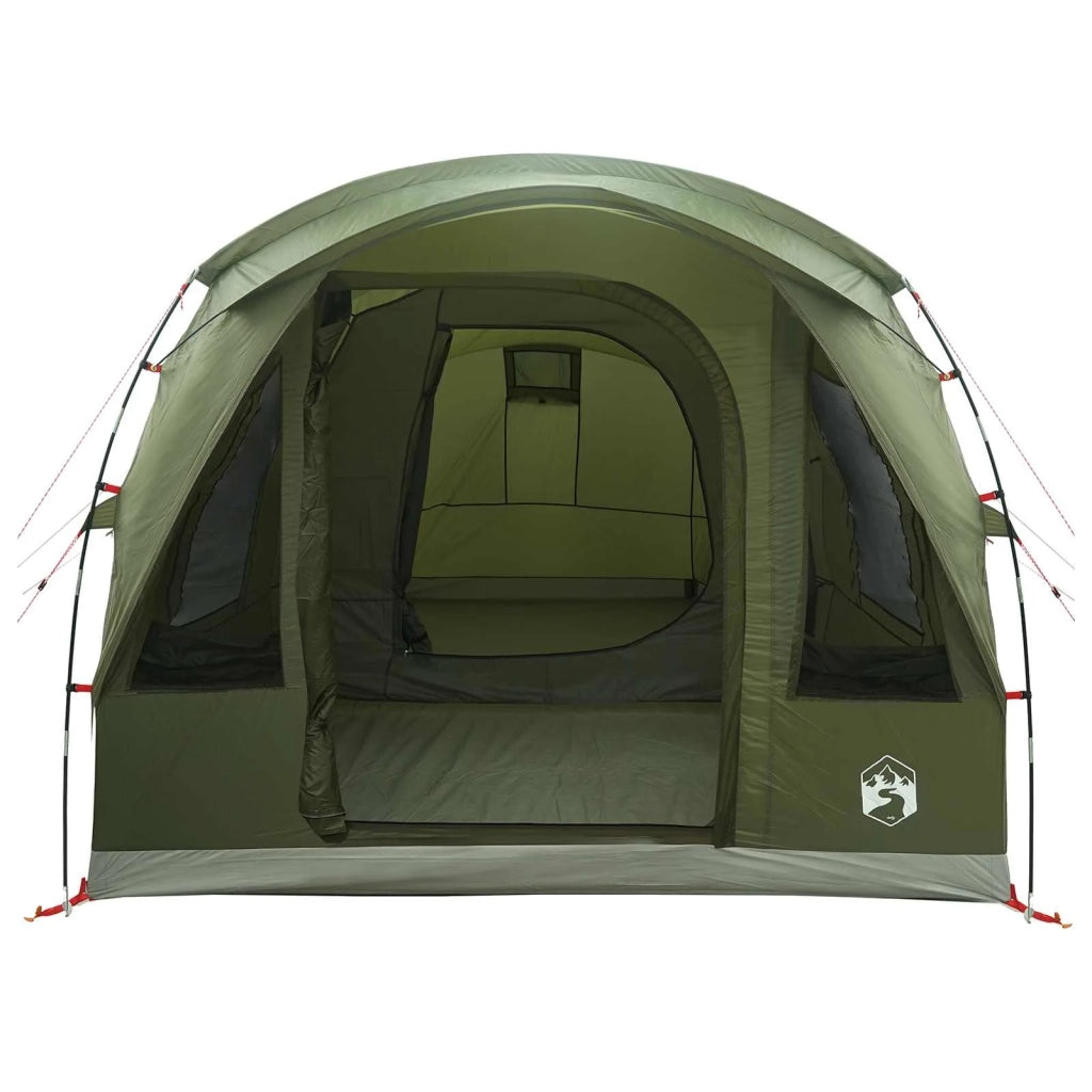 Tenda a tunnel con tetto Verde Oliva 400 x 260 x 200 cm 42029035