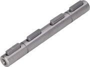 Kit di riduzione di velocità a vite a 18mm di diametro con 164mm di lunghezza, doppio albero di uscita, acciaio di alluminio, 8 accessori, albero di uscita corto, NMRV040 RV040, motore passo-stepper Nema34.